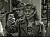 Woman and mobile phone